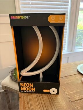 Brightside Neon Moon 12" LED Neon Light